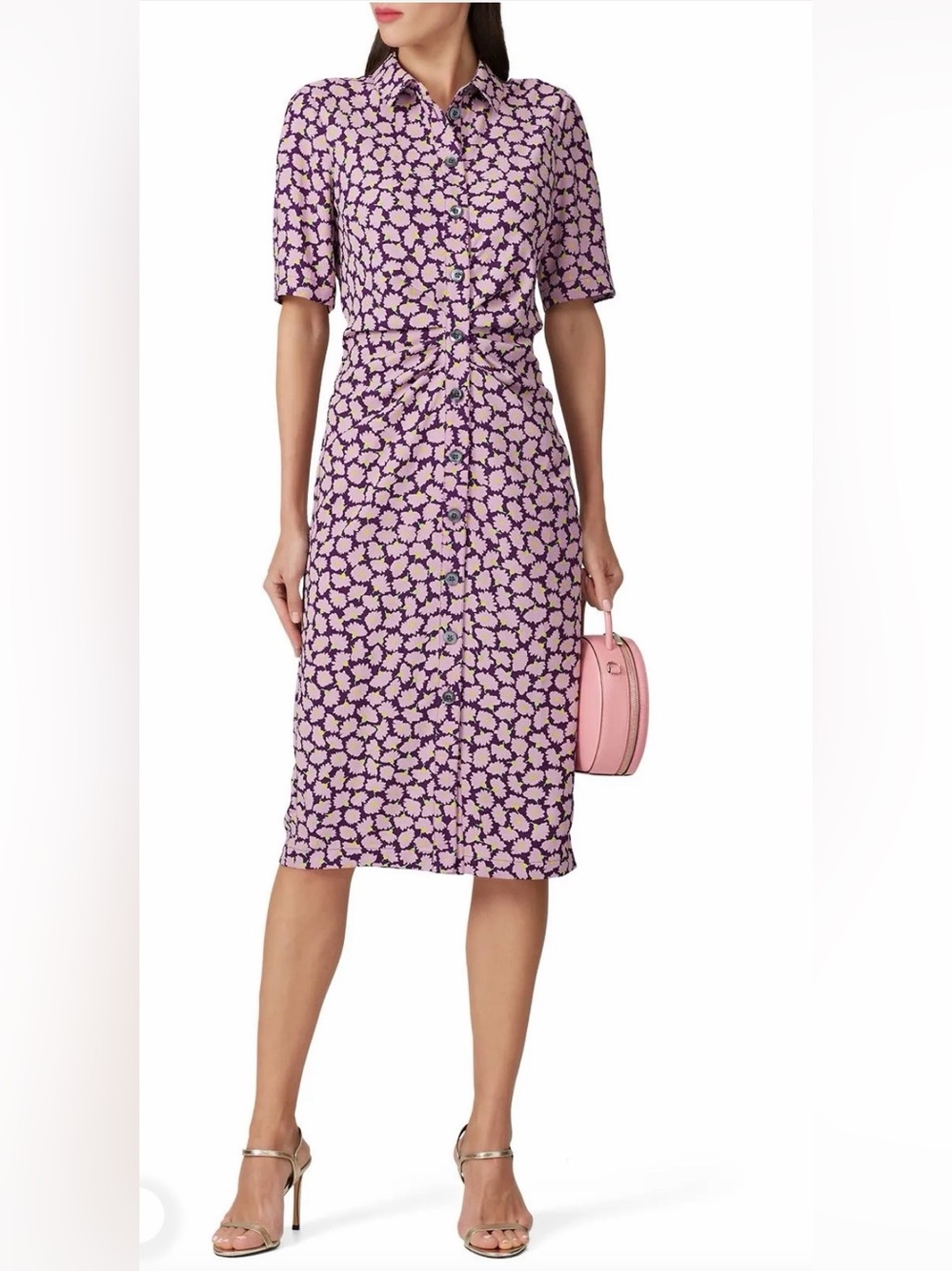 New! Kate Spade Floral Purple Dress